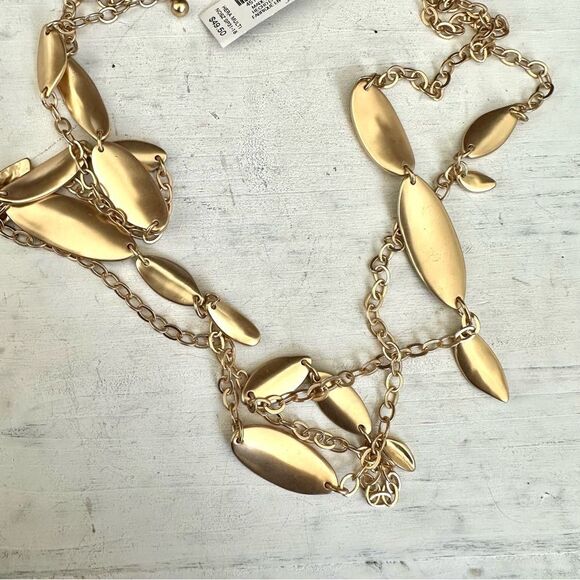 Chico’s gold tone Hera multi chain necklace NWT - Picture 7 of 9
